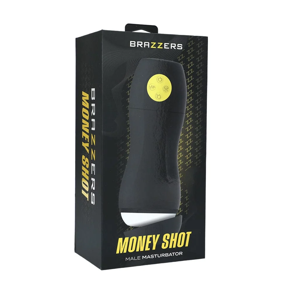 Brazzers Money Shot 高级男性自慰器（带振动与吸吮功能）