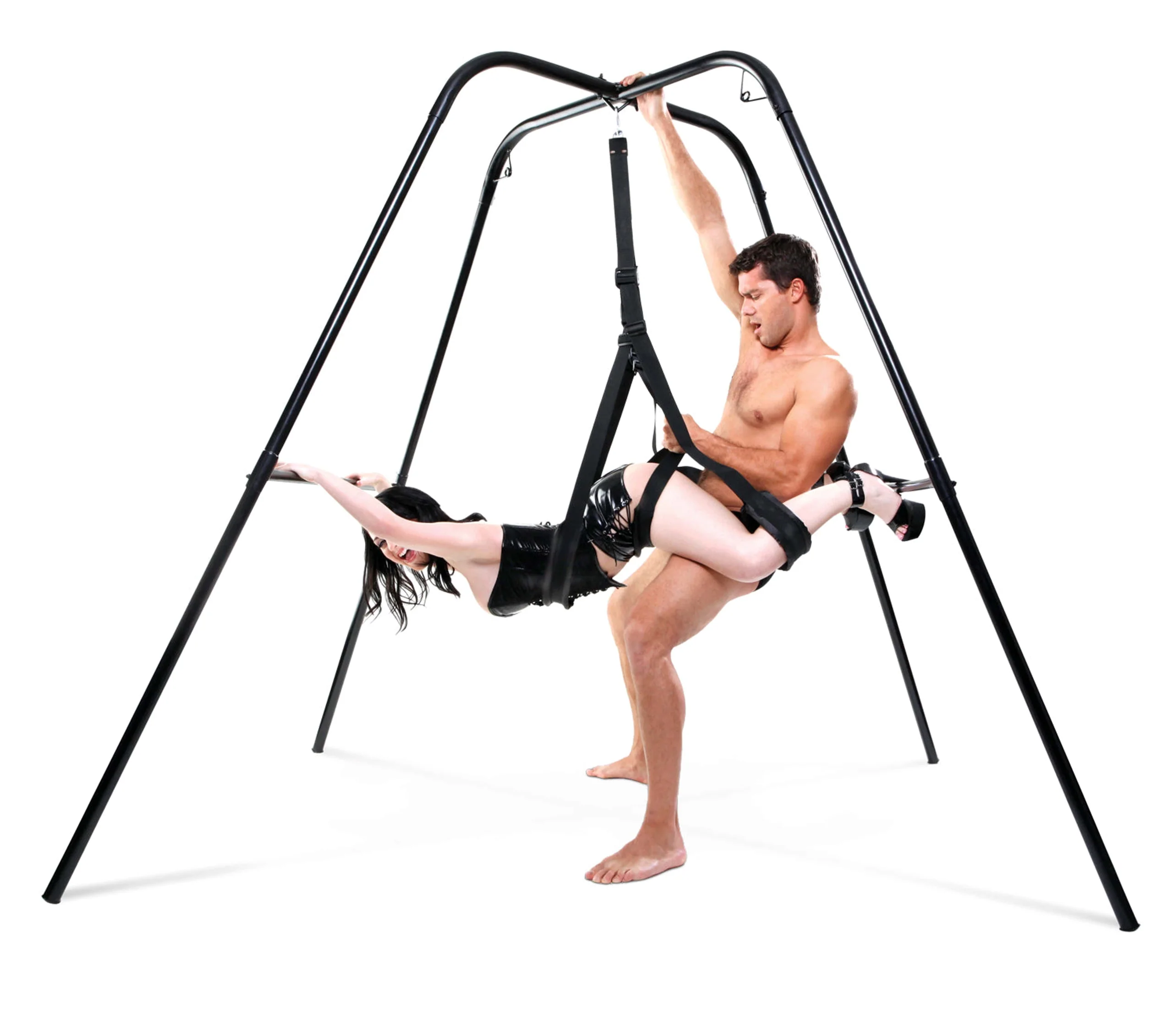 Fantasy Swing Stand Free Standing Steel Frame Holds Up to ⟦K0⟧ lbs
