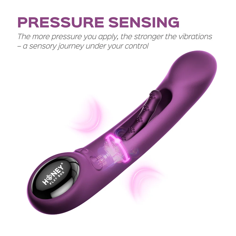 Honey Play Box Tempo App-Controlled G-Spot Vibrator with Kinky Finger
