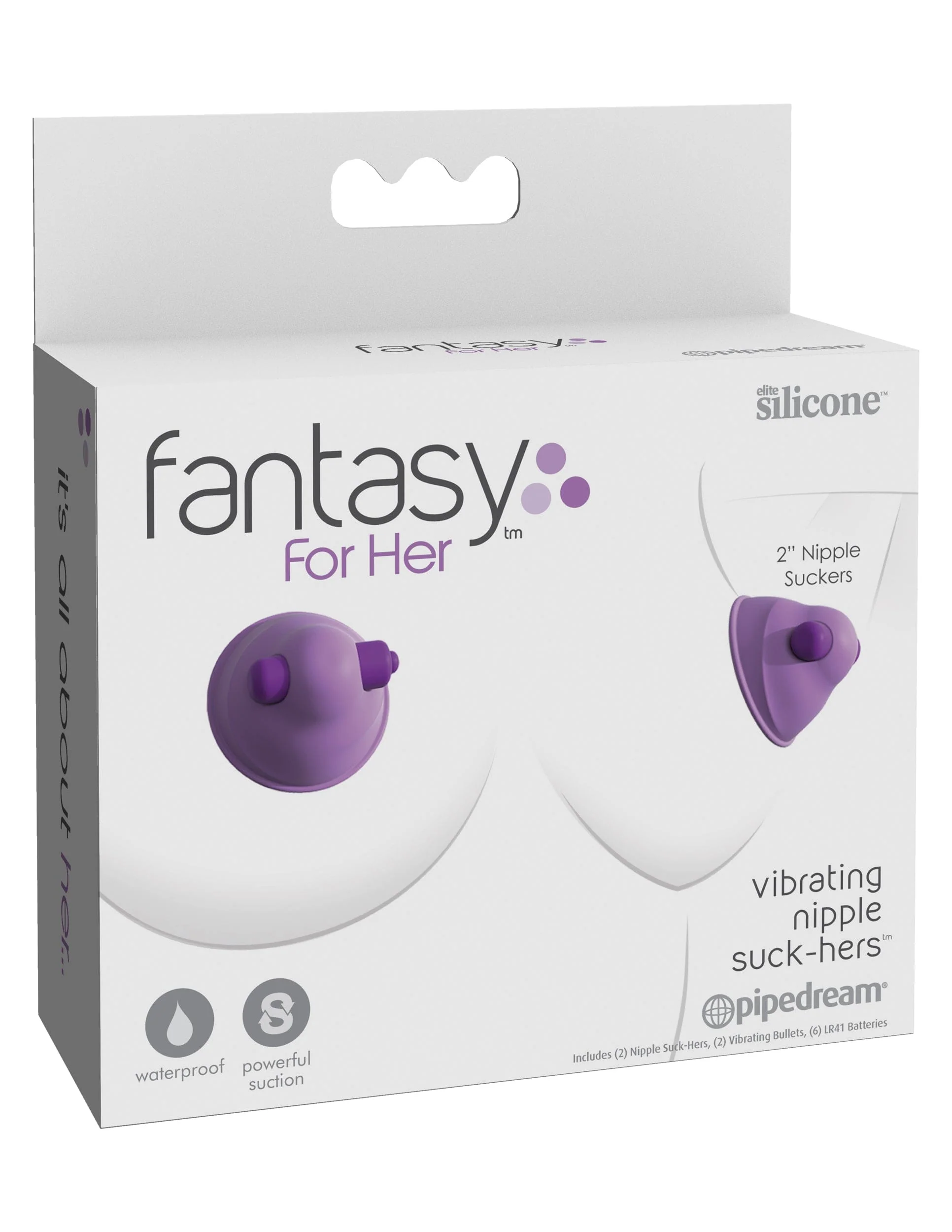 Fantasy For Her 振动乳头吮吸器硅胶套装