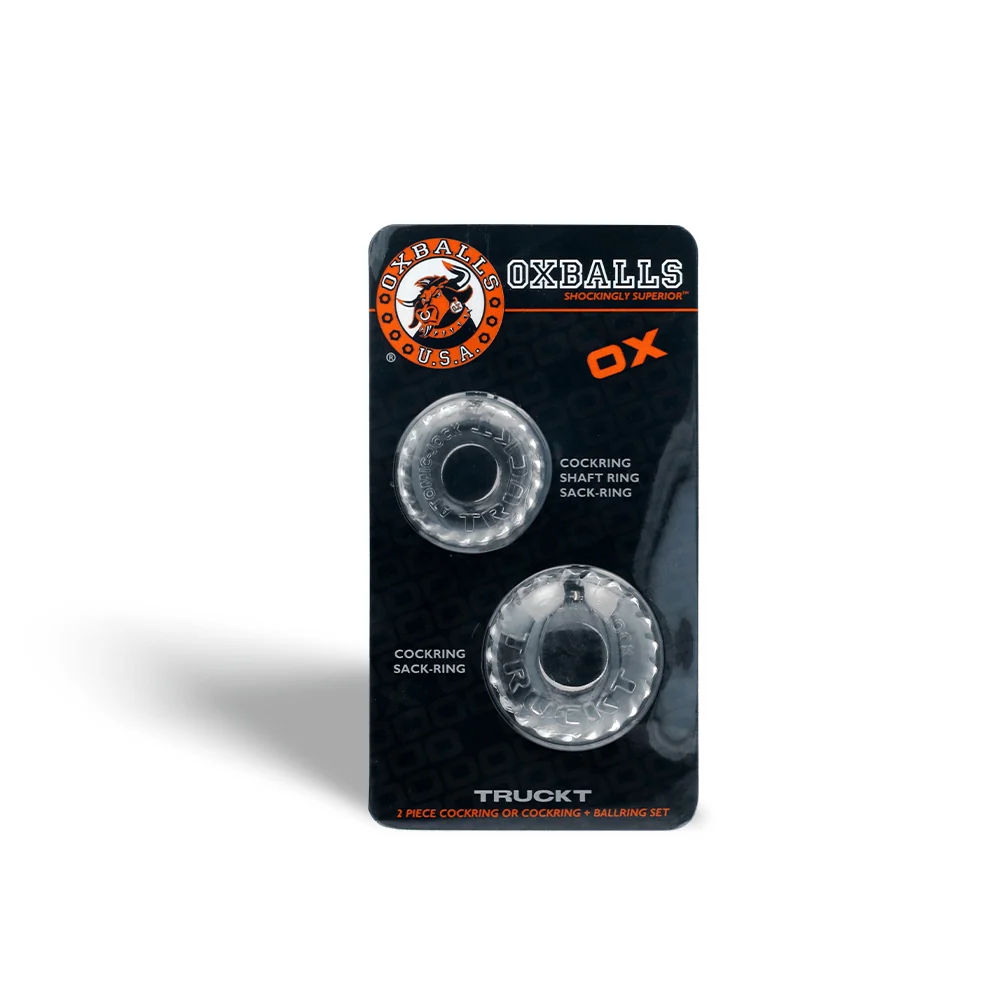 Oxballs TruckT 阴茎环套装，Skinflex-TPR 材质，握感更紧实