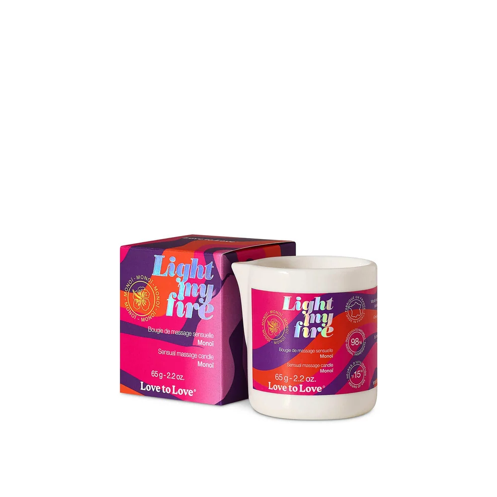 Light My Fire Massage Candle with Floral Warming Wax
