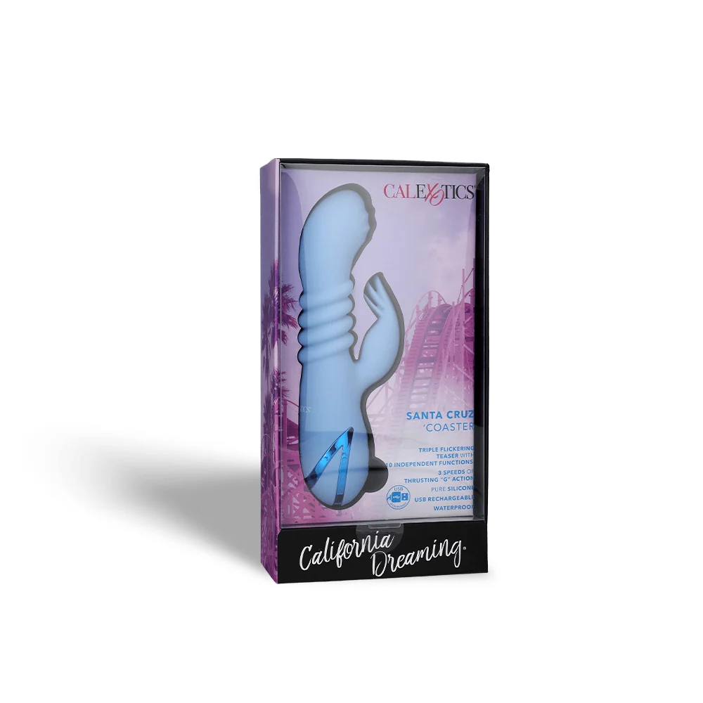 California Dreaming® Santa Cruz Coaster 推进式 G 点按摩器，带挑逗器