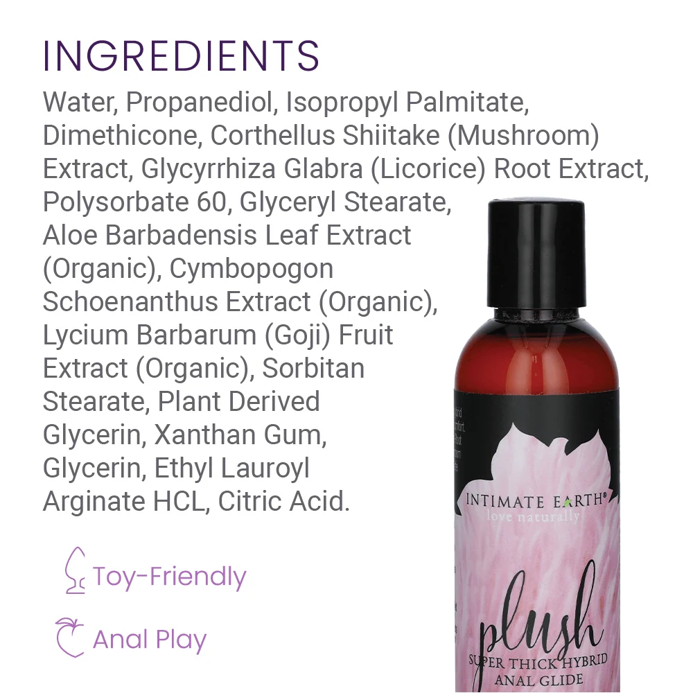 Intimate Earth Plush Hybrid Anal 4oz