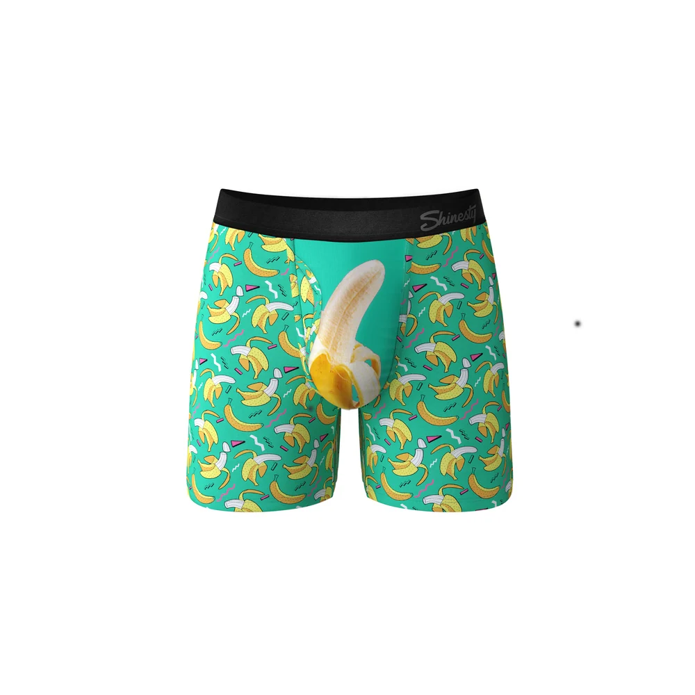 Retro Banana Ball Hammock® Pouch Underwear With Fly, 6" Inseam