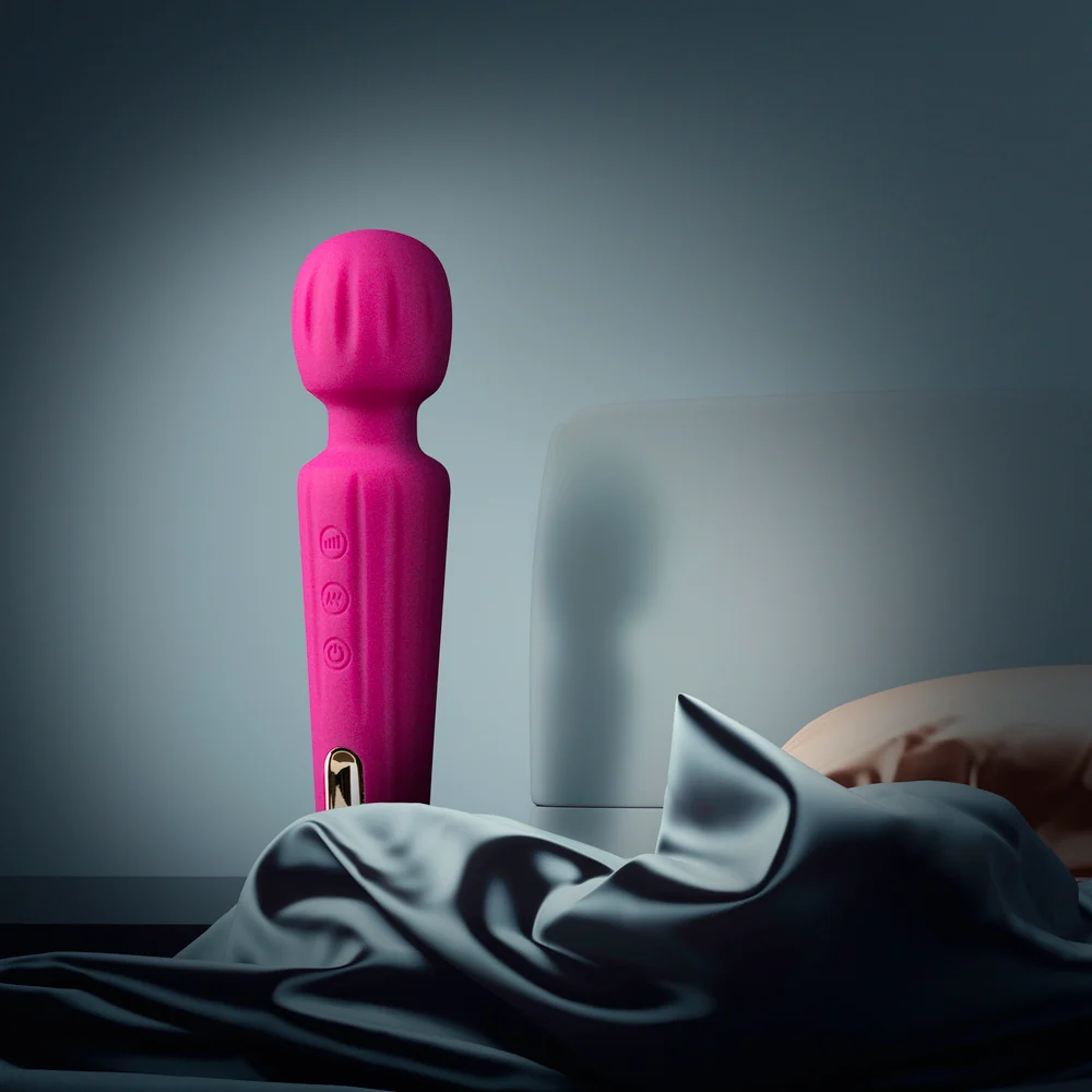 Blush Collection Allana Wand with Flexible Head and RumboTechT Motor