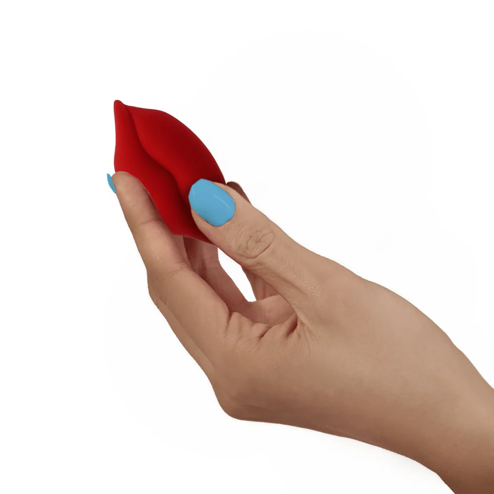 Naughty Bits® MUAH™ Rechargeable Silicone Mini Vibrator with 10 Functions