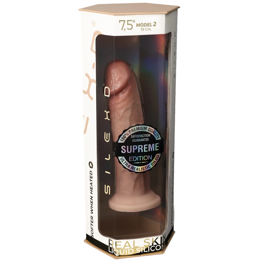 Silex-D Premium Real Skin Model 2 Liquid Silicone Dildo