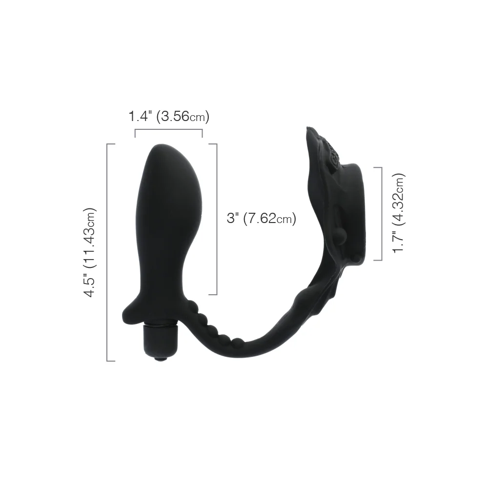 Fantasy C-Ringz Rock Hard Ass-Gasm Dual Action Cock Ring and Plug