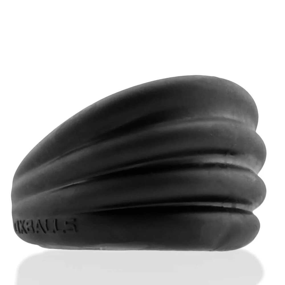Oxballs Hunky Junk Black Expander Silicone Cock Ring