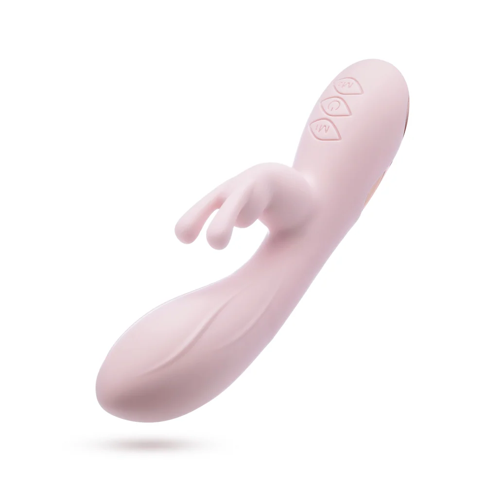 Blush Morgan Pink Rabbit Vibrator with Dual Vibration Points