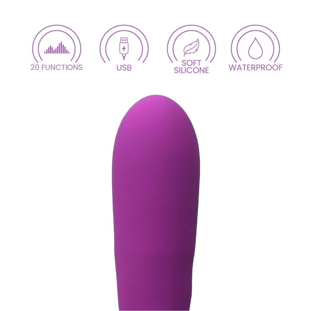 Femme Funn Ultra Bullet 玩具，20种振动模式，带记忆功能