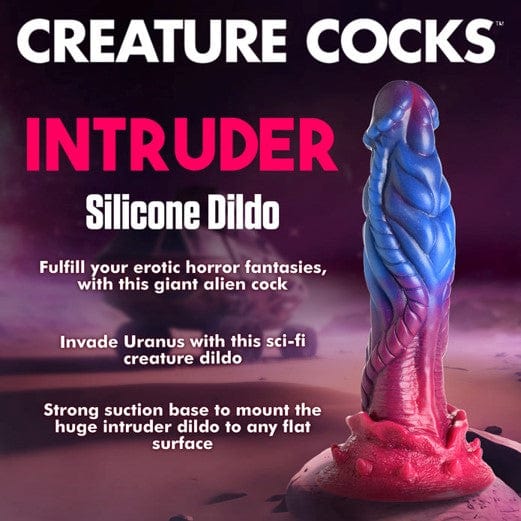 Creature Cocks Intruder Alien Silicone Dildo with Suction Cup Base
