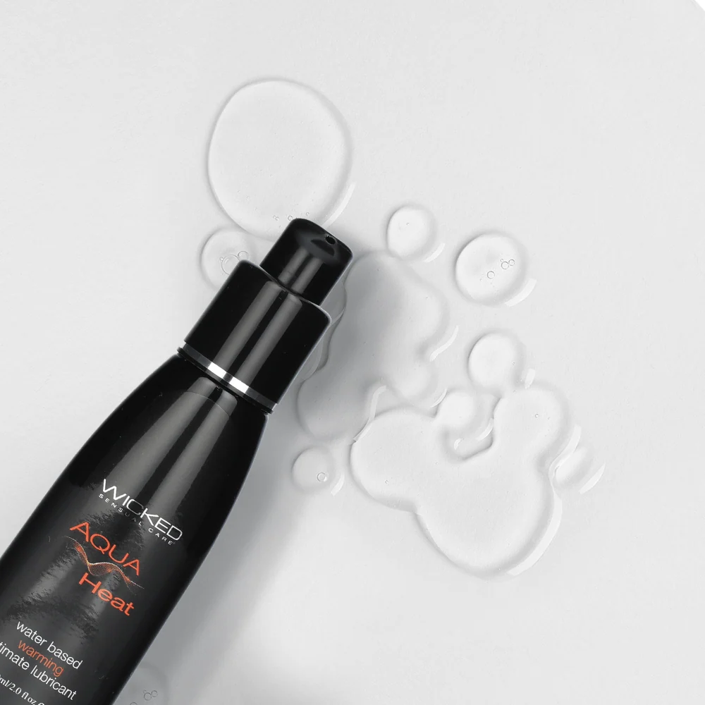 Wicked Aqua 2oz Heat Warming Water-Based Personal Lubricant