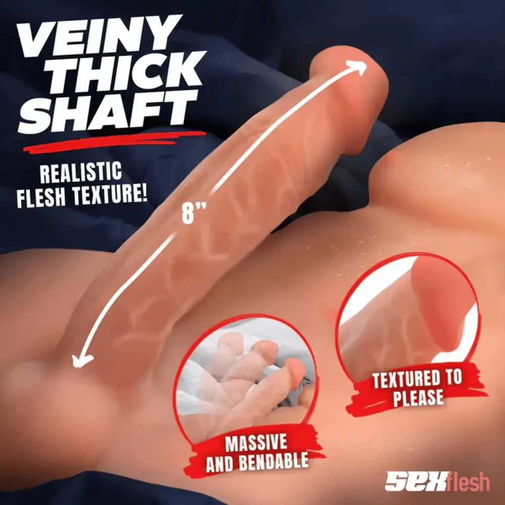 SexFlesh Chiseled Chad 男性仿真娃娃 可弯曲阴茎