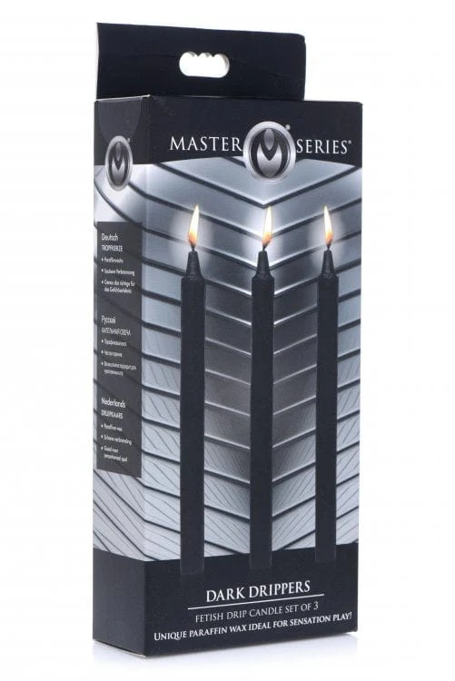 Master Series Firesticks 滴蜡蜡烛 3 件套，用于感官游戏