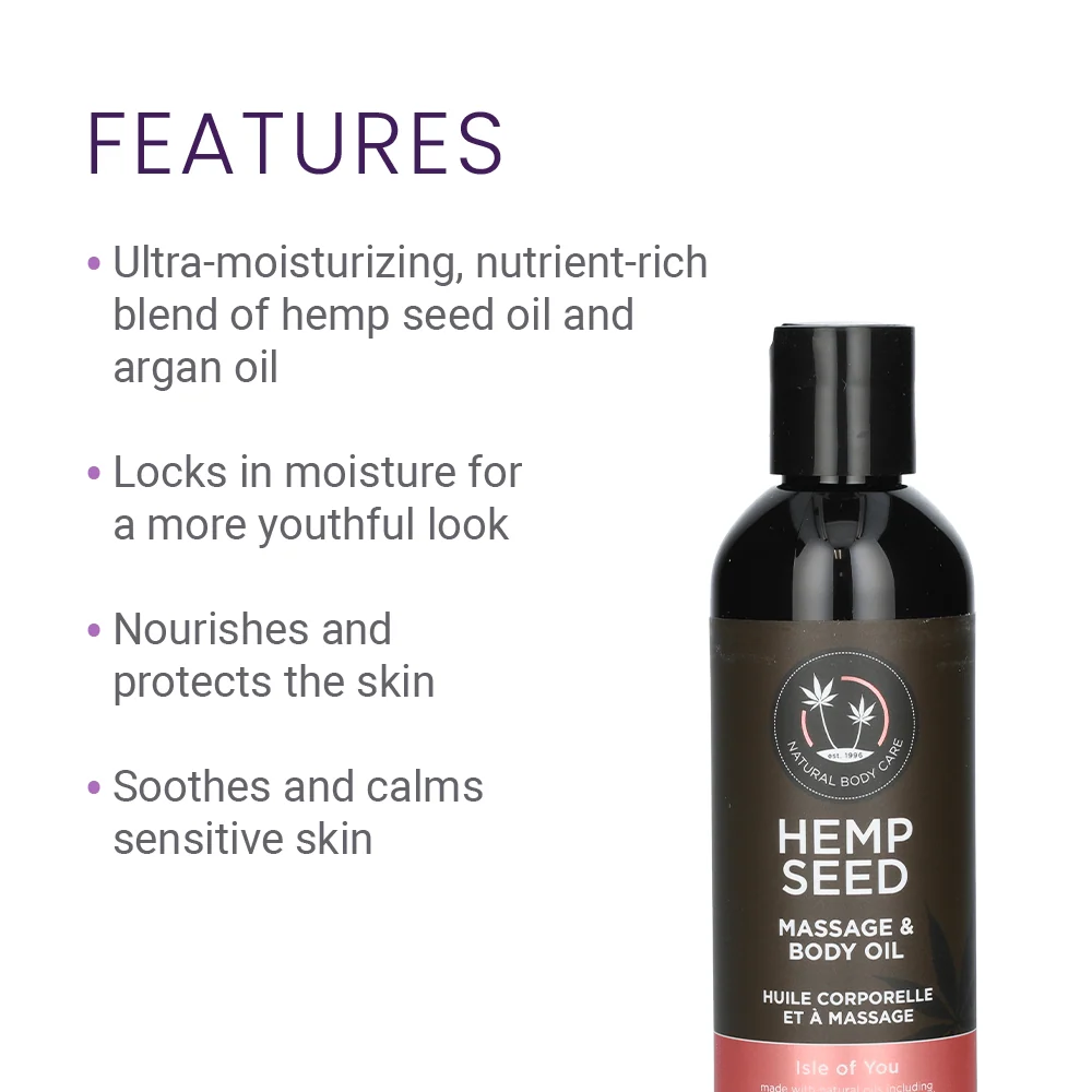Earthly Body Hemp Seed Massage Oil