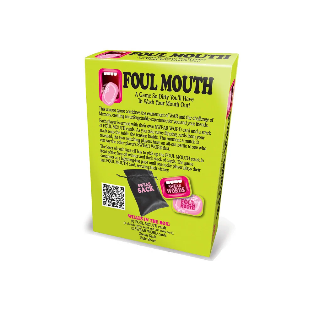 Little Genie Foul Mouth Card Game Mixing War and Memory