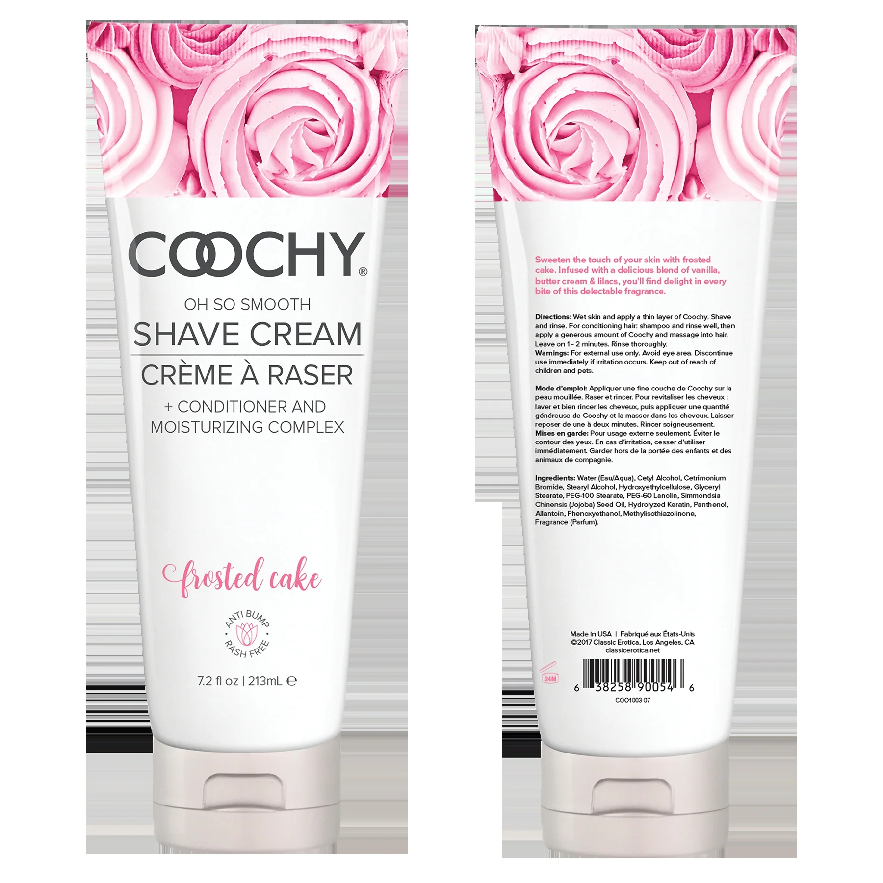 Coochy 剃毛膏 磨砂蛋糕香型 含香草、奶油和丁香花