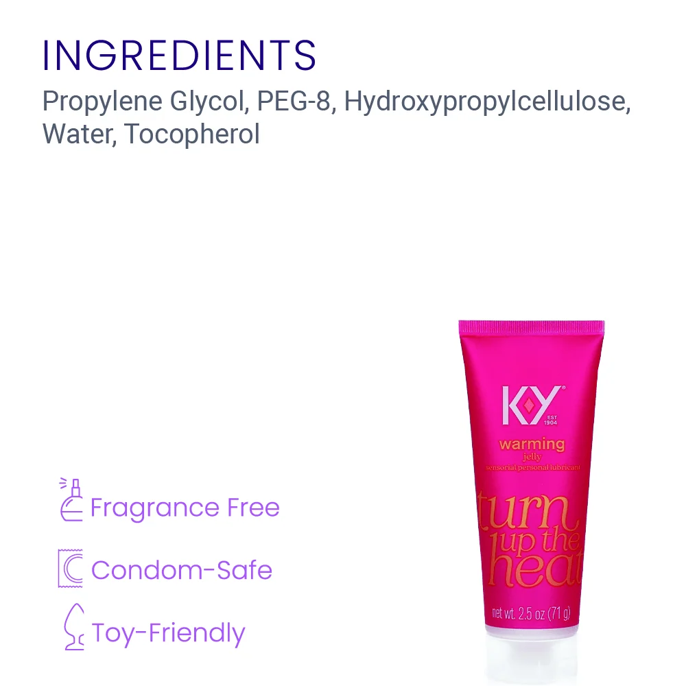 K-Y Warming Jelly Lubricant for Heat and Comfort in the Bedroom