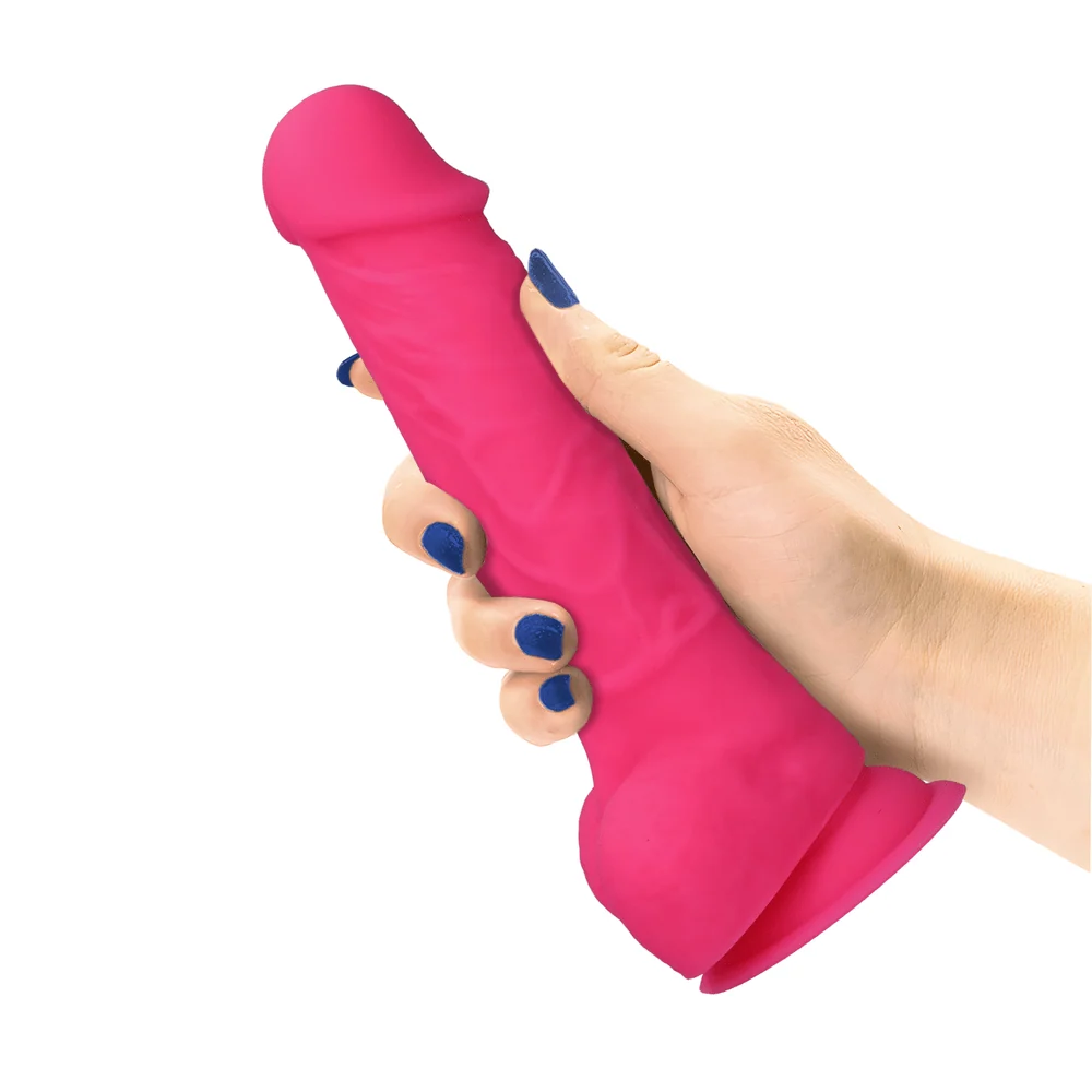 Ruse Hypnotize Hot Pink Realistic Silicone Dildo