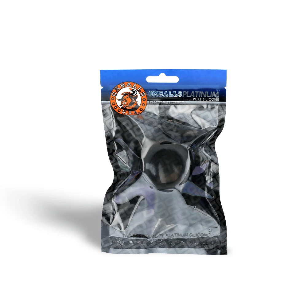 Oxballs Balls T Ballstretcher in Black Pure Platinum Silicone