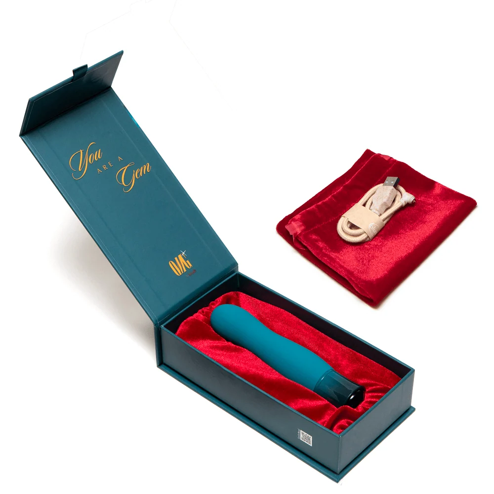 Blush Oh My Gem Fierce Blue Topaz Warming Bullet Vibrator