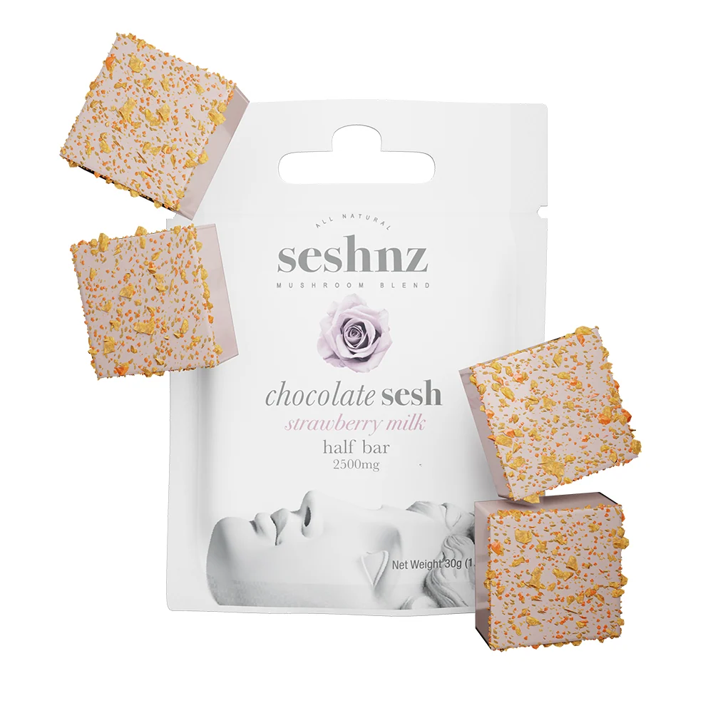Seshnz Mushroom Blend Chocolate Half Bar - 2500 mg