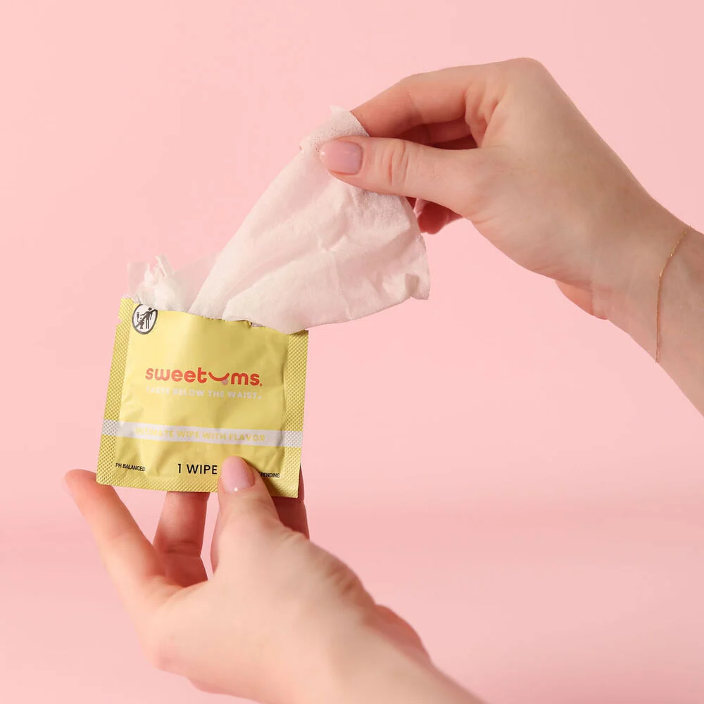 Sweetums Personal Flavored Intimate Wipes