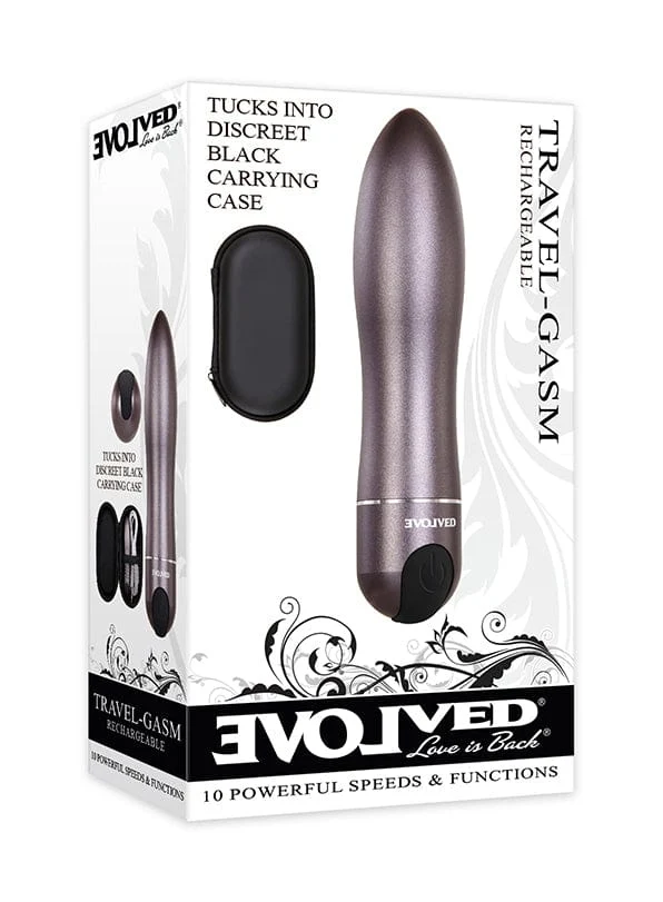 Evolved Novelties Travel-Gasm 充电式子弹震动器，配收纳盒