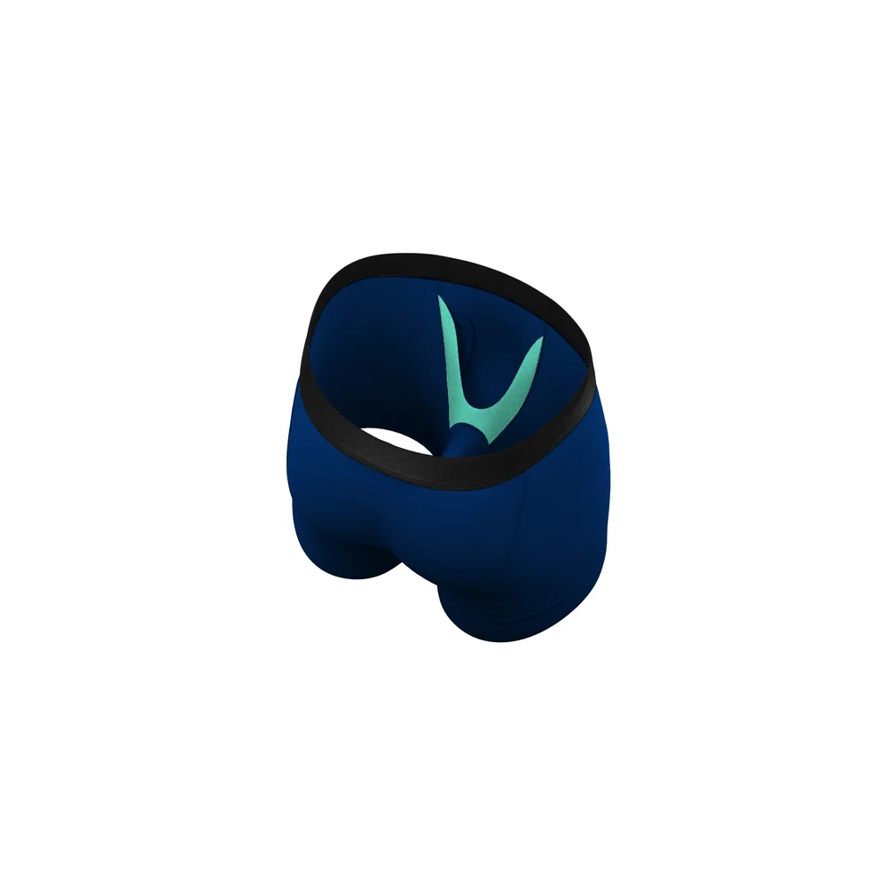 The Big Blue Dark Blue Ball Hammock Pouch Underwear With Fly