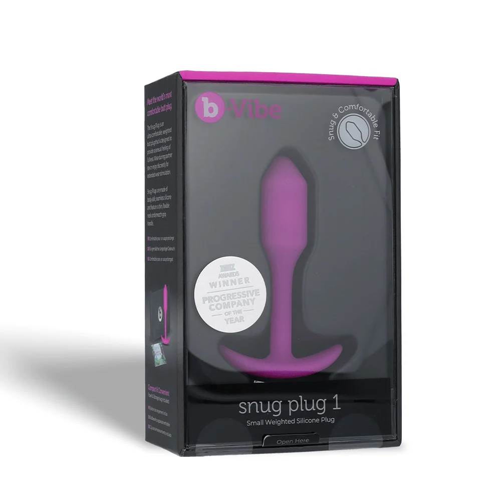 B-Vibe Snug Plug 小型加重硅胶肛塞