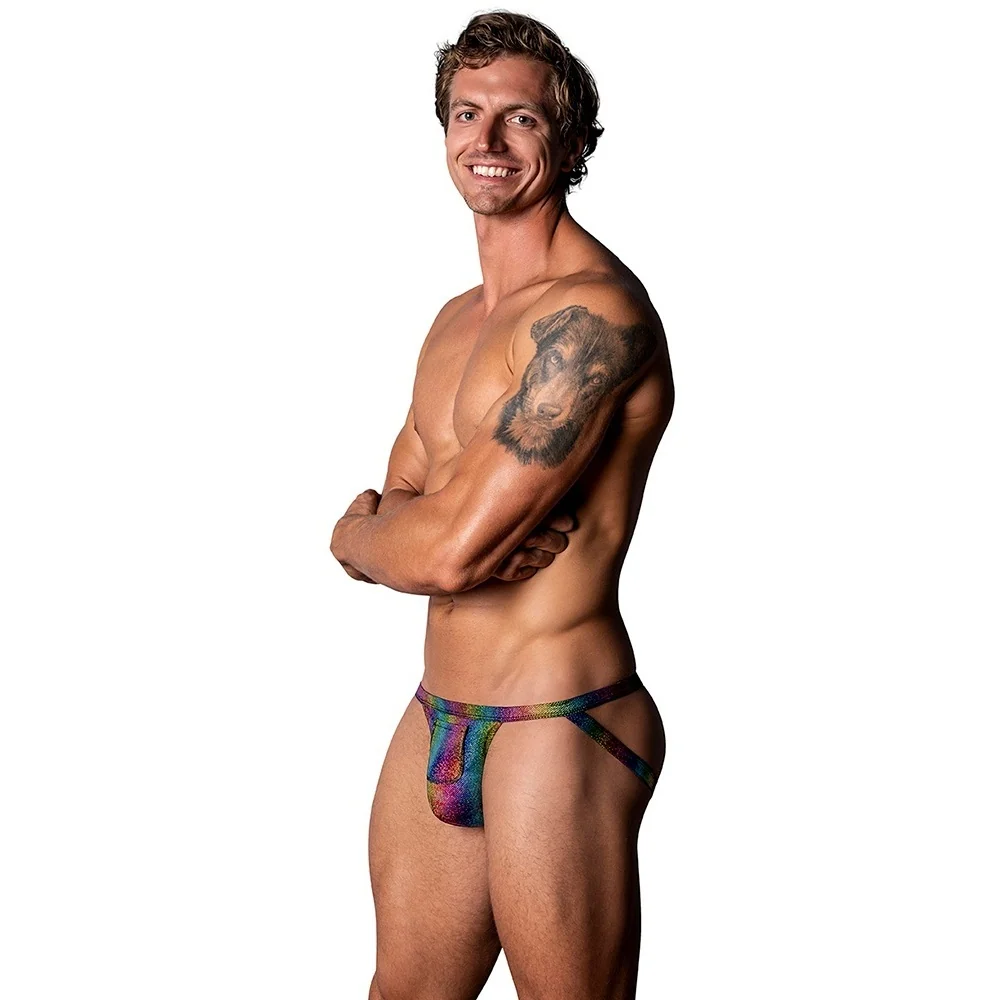 Male Power Pack & Play Jock Thong With Front Pocket
