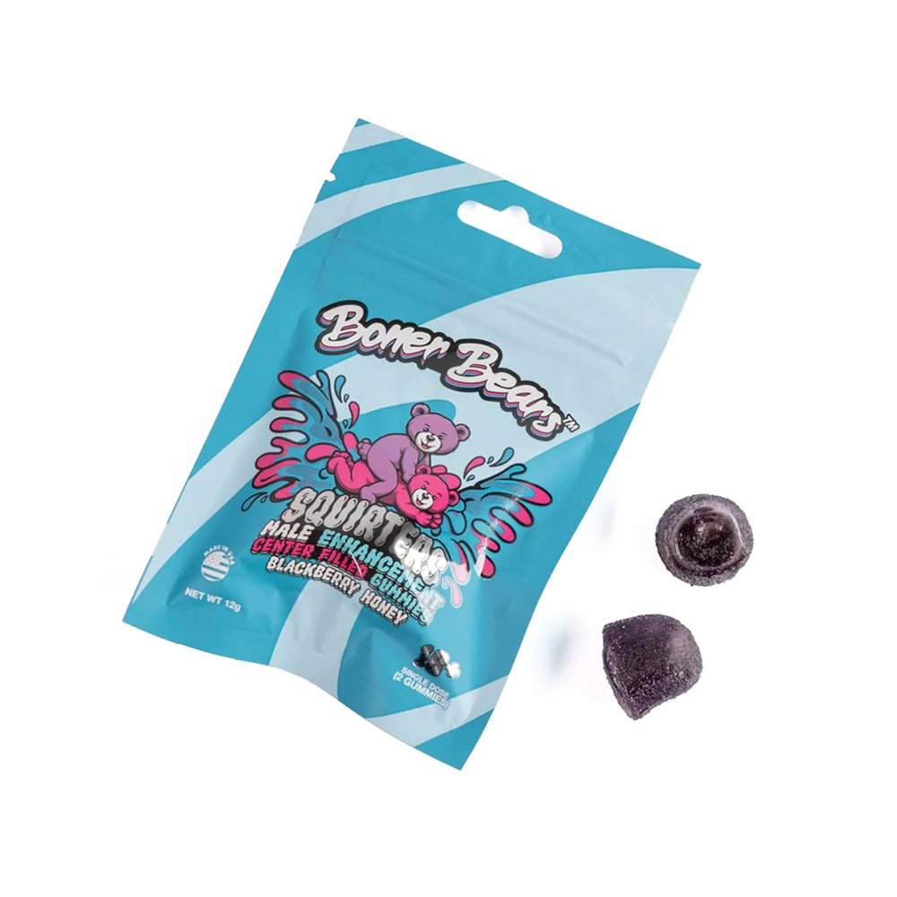 Boner Bears Squirters for Him Blackberry Honey Dual-Action Gummies