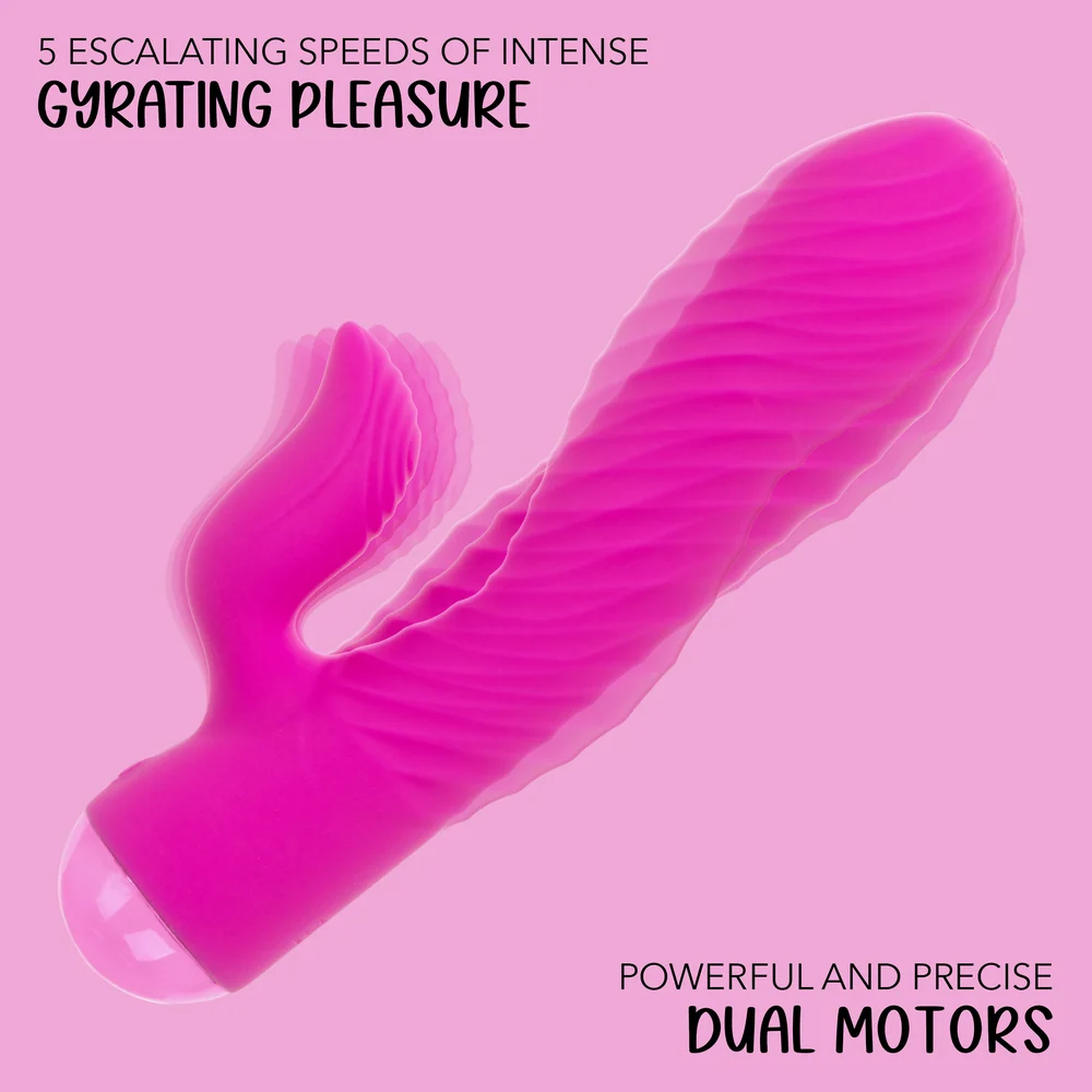 CalExotics Extra Thicc Chubby Gyrating Tickler Rabbit Vibrator