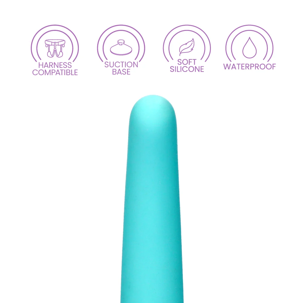 Dillio Platinum Curious Five Silicone Dildo with Suction Base