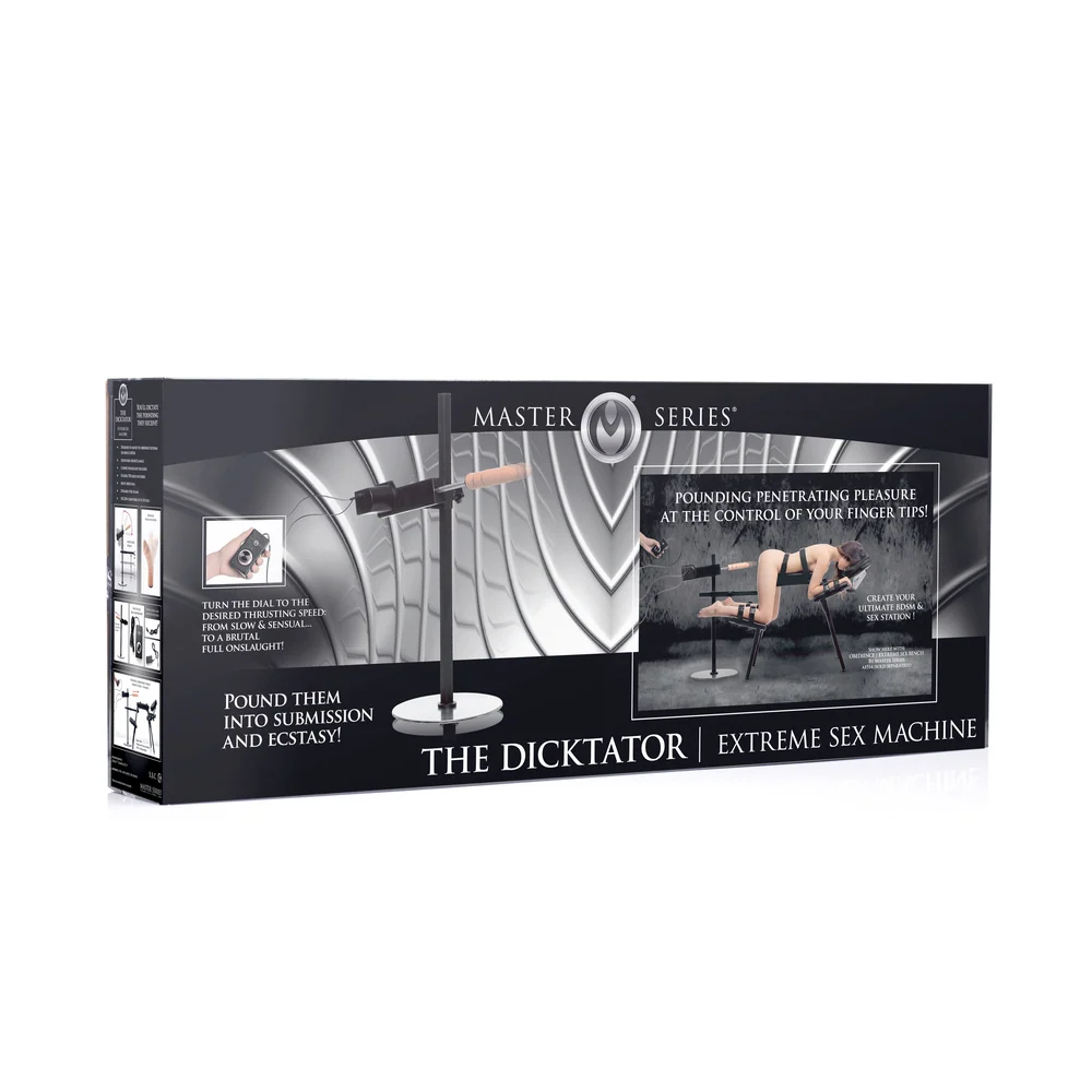 Master Series The Dicktator Extreme Sex Machine with Customizable Stand