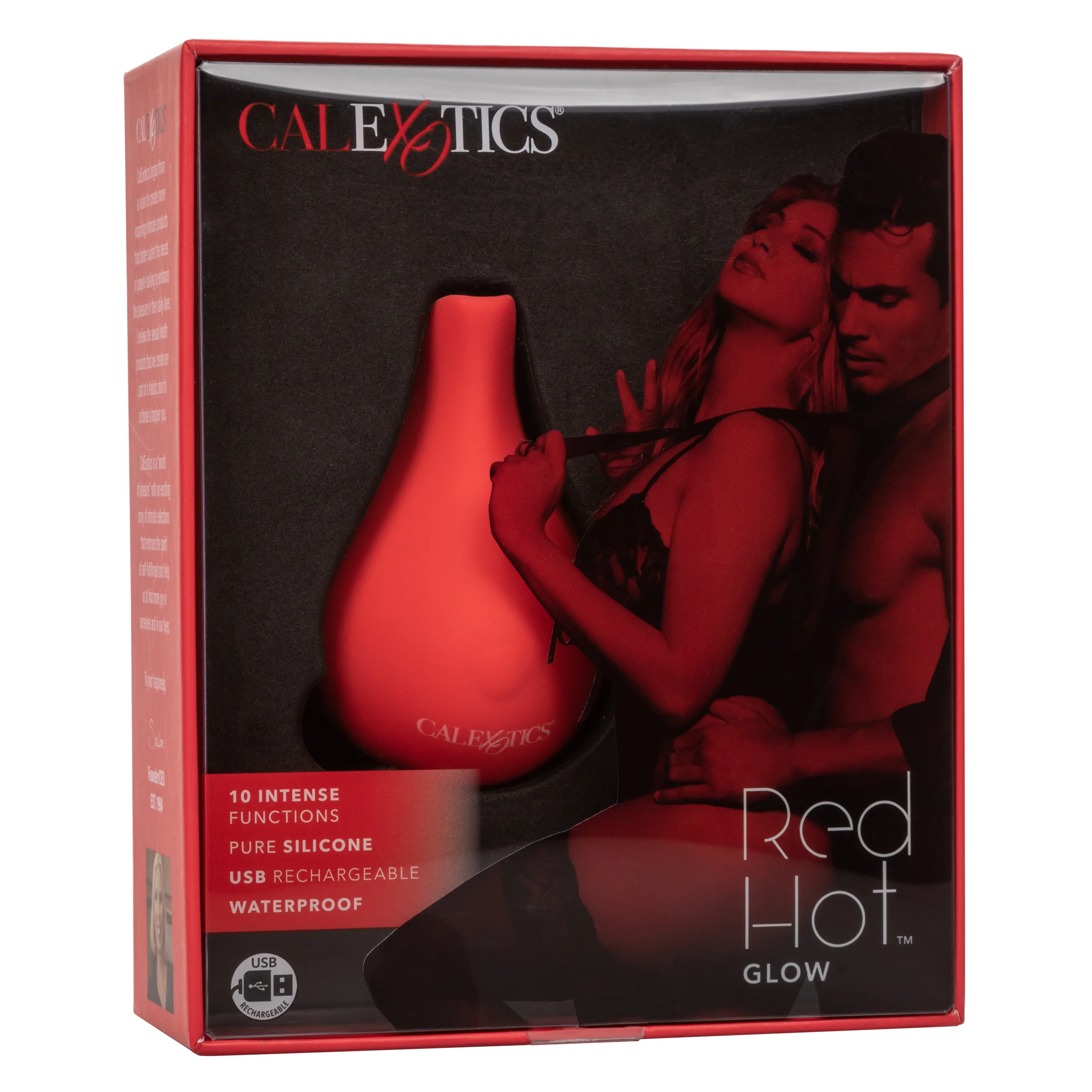 Red Hot Glow 贴合曲线振动器，10 种振动模式
