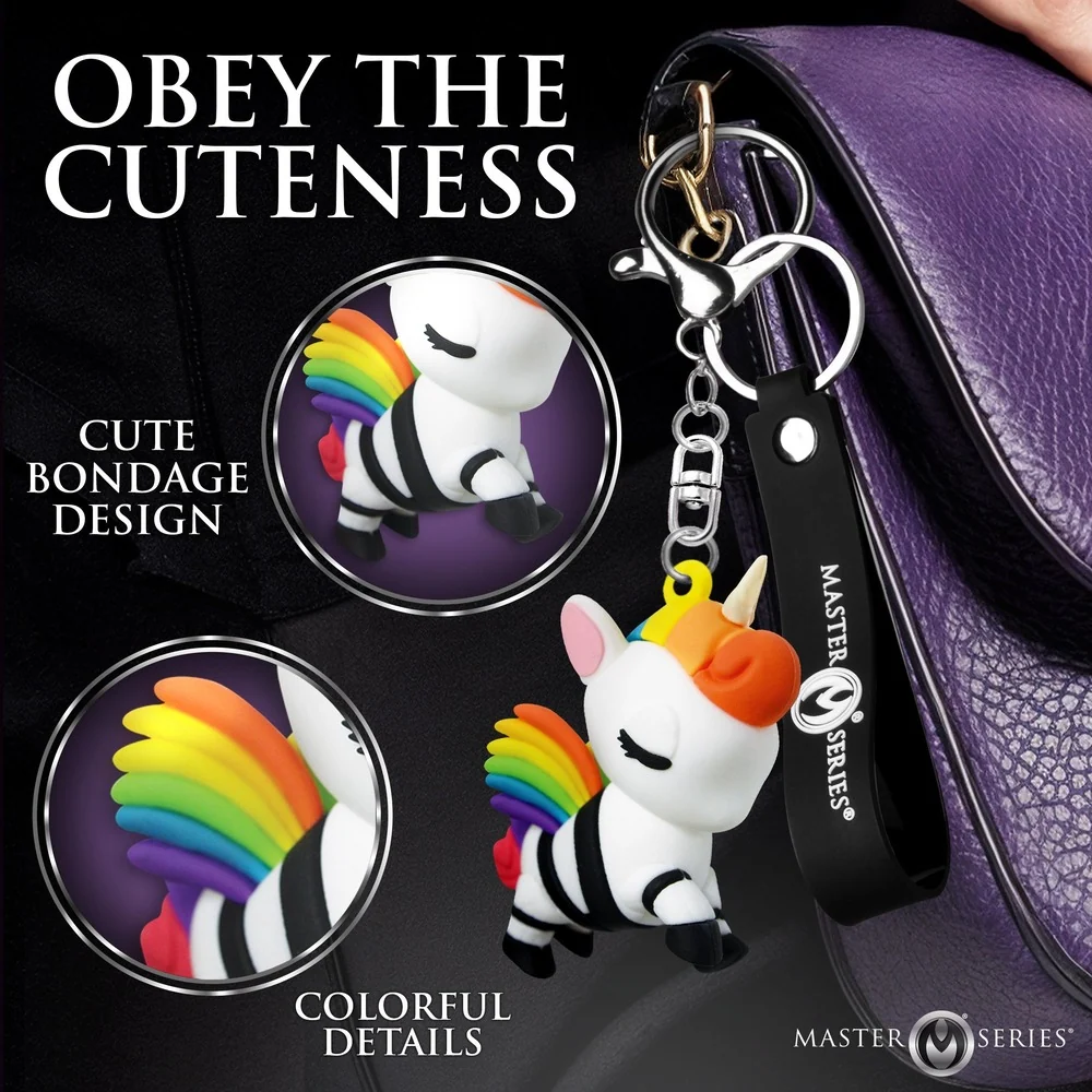 Master Series Bondage Unicorn Rainbow 钥匙扣