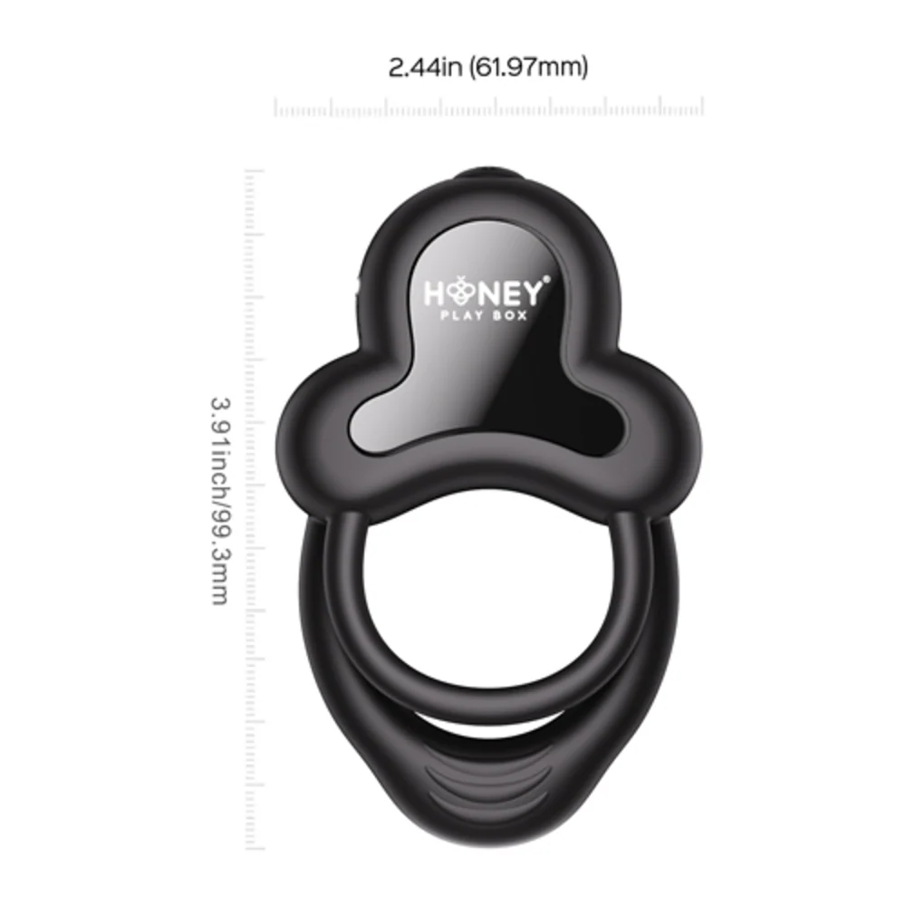 Honey Play Box Anello App 控制情侣双环振动阴茎环