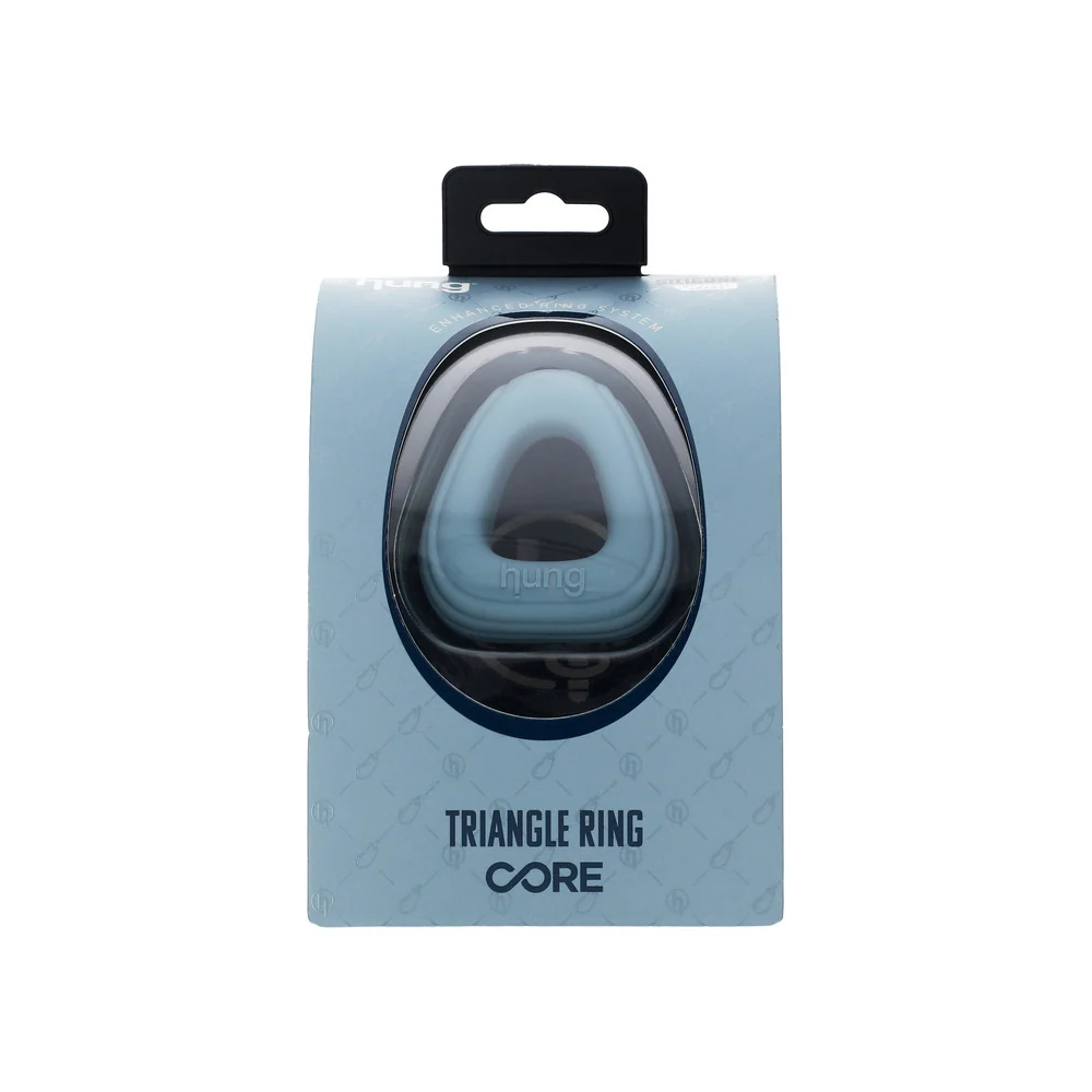 Hung Triangle Ring Platinum-Grade Silicone Cock Ring