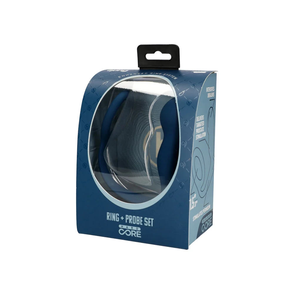 Hung Ring + Probe Set Platinum-Grade Silicone Dual Stimulation