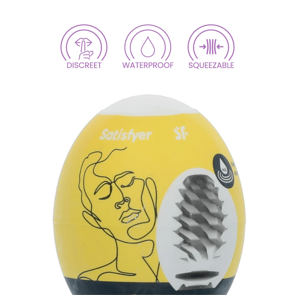 Satisfyer 飞机杯蛋 仿肤 Cyber-Skin 质感