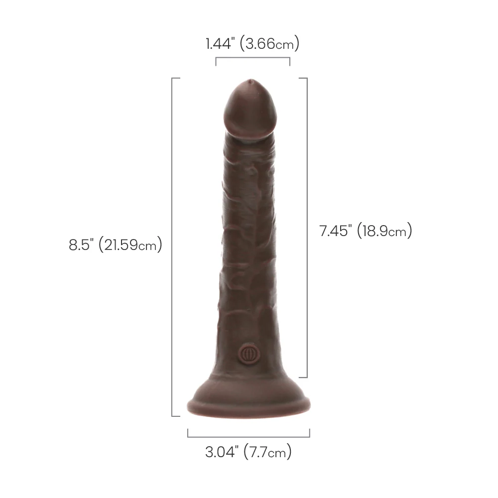 King Cock Elite Dual Density Vibrating Silicone Cock