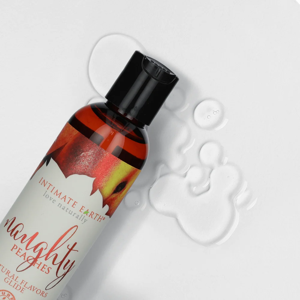 Intimate Earth Flavored Lubricant with Ripe Peach Taste