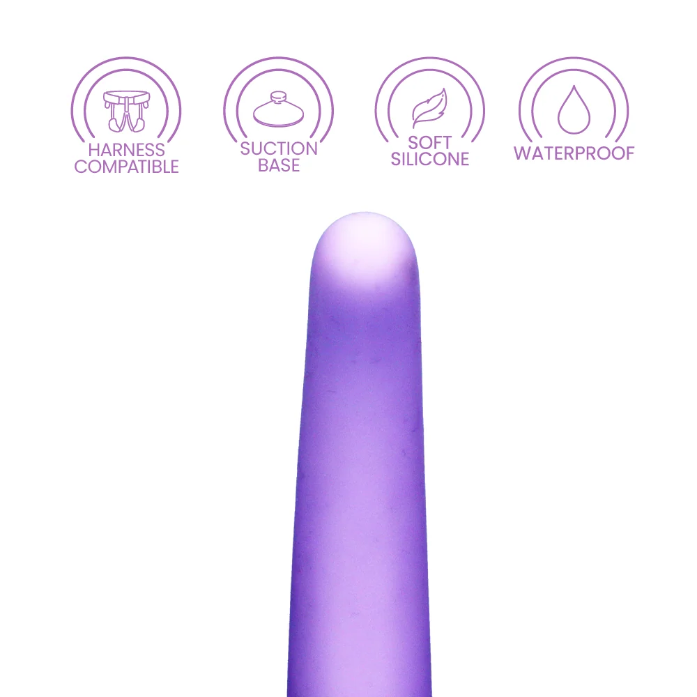 Dillio Platinum Curious Five Silicone Dildo with Suction Base