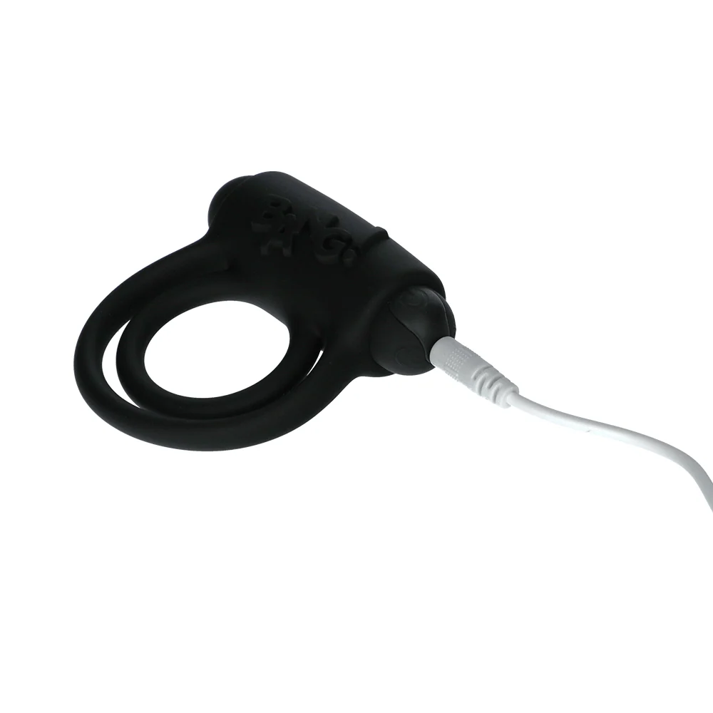 Bang! Remote Control Cock Ring With Two Stretchy Silicone Rings