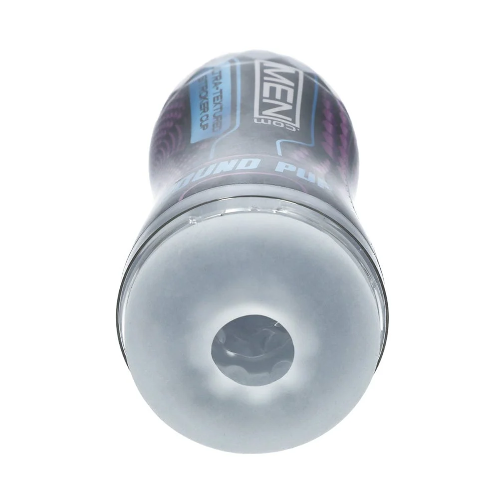 Men.com Ultimate Stroker Cup with Textured Silicone Sleeve and Suction