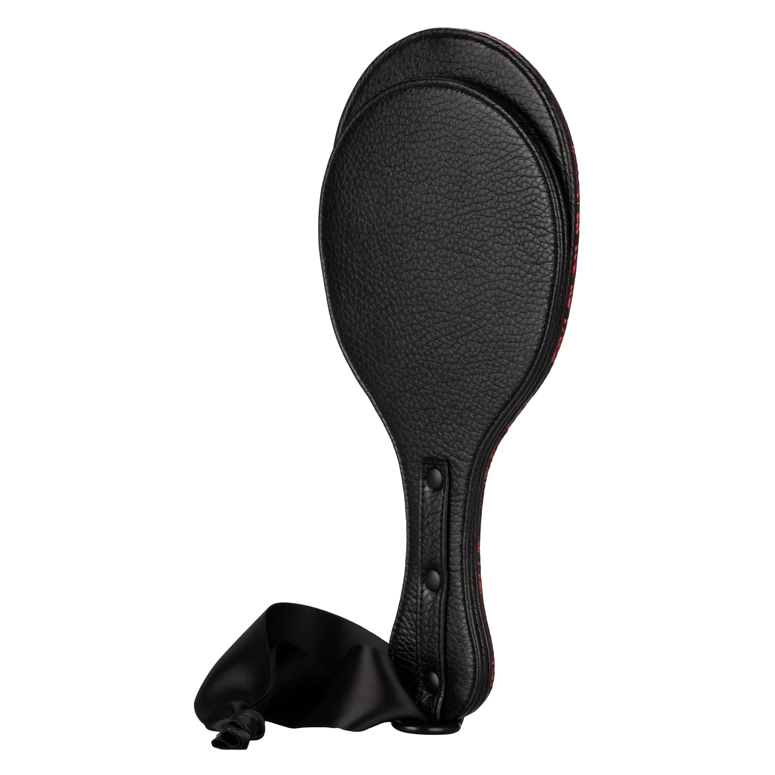 Scandal Round Double Paddle with Leatherette Interior and Brocade Exterior