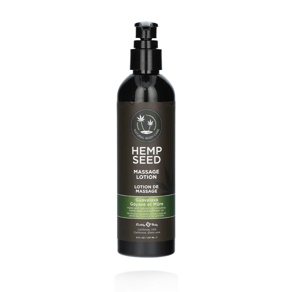 Hemp Seed Massage Lotion With Natural Oils and Easy Glide